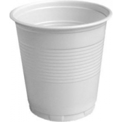 Plastové poháre biele 0,08l