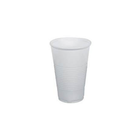 Plastové poháre biele 0,3l