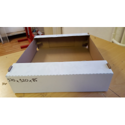 Škatuľa biela 370x320x85