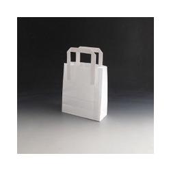 Papierová taška- BIELA 220x100x280 mm